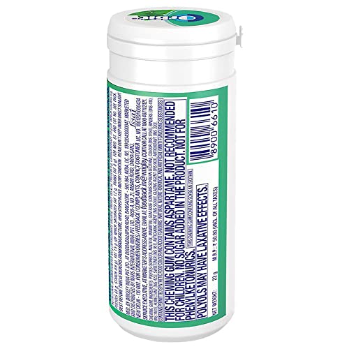 Orbit Wrigley Spearmint Flavour Sugar Free Chewing Gum, Pocket Bottle 22g Pack of 8