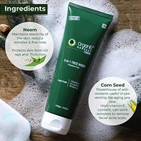 Organic Harvest 3 In 1 Premium Face Wash For Oily Skin | Cleanser For Women Daily Use With Benefits Of Cleansing + Scrubbing + Whitening | Paraben & Sulphate Free - 100gm