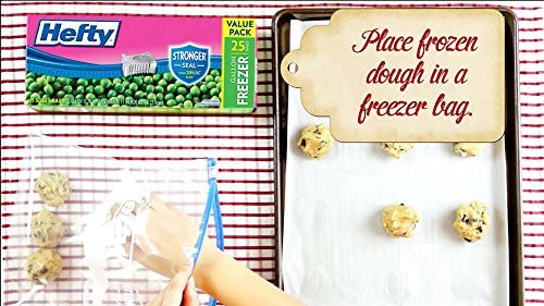 Hefty Slider Freezer Storage Bags, Quart Size, 74 Count Quart - 74 Count