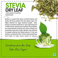 Zindagi Stevia Dry Leaves & Stevia Powder Sachets - Stevia Sugar (Stevia Combo Pack)