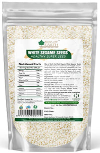 Bliss of Earth Organic Sesame Seeds 200 gm White For Eating, Raw Til Seeds