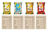 Znacko -Flavored Banana chips ( Pack of 4 )