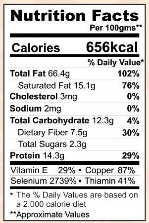 Agile Organic® Premium Jumbo Brazil Nuts 100g | Immunity Boosting | Rich in Selenium |