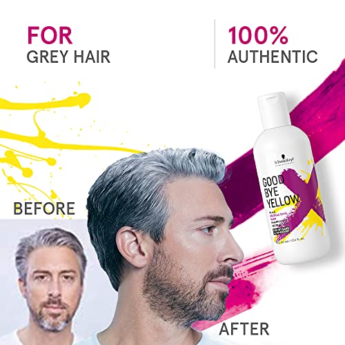 Schwarzkopf Professional Goodbye Yellow Neutralising & Anti-Yellow Sulfate Free Purple Shampoo | 300 Ml