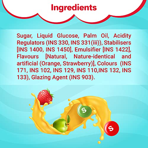 Skittles Original Chewy Fruit Candy Pack (Lemon, Apple, Grape, Strawberry and Orange), 196 g