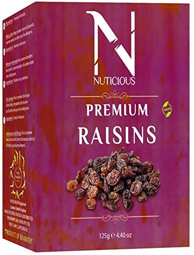 Nuticious Black Raisins -125 G ) )Pack of 3)…Dryfruits & Berries,Diwali Gifts ,Diwali Offer ,Nuts