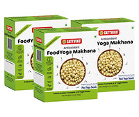 Sattviko Pudina Makhana FoodYoga, Healthy Snacks, (3x40 g) | Antioxidant Rich | Lotus Seeds, Fox Nuts, Gluten Free Diet Food, Vegan Snacks, Foodyoga