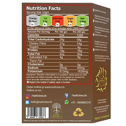 Nuticious Organic Flax Seeds…250 G