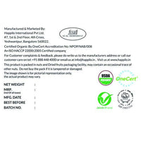 Happilo Premium Organic Authentic Flax seeds Roasted 250g | USDA Certified Organic Seeds | Wholesome & Natural Seeds | Rich Source of Zinc