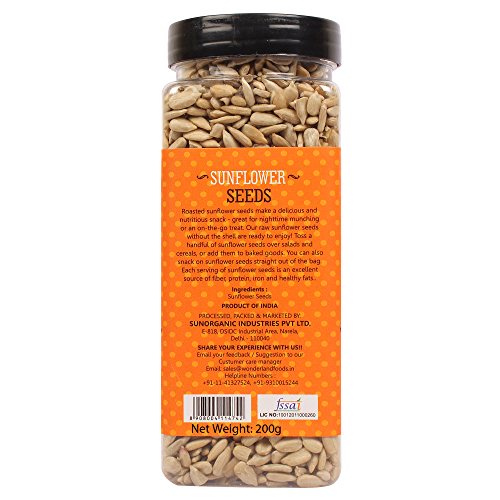 WONDERLAND FOODS (Device) Roasted Sunflower Seeds, 200 g