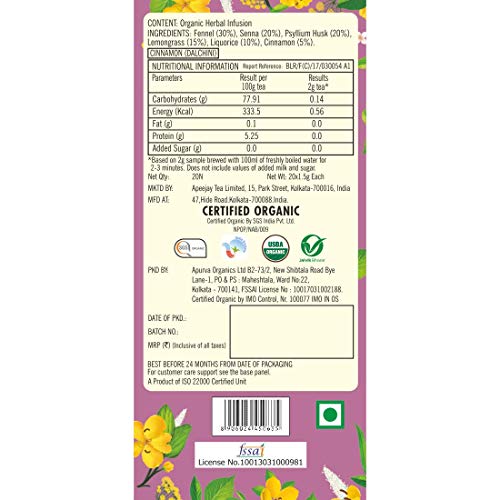 Typhoo Detoxing Organic Slim Tea Bags (20 Tea Bags)