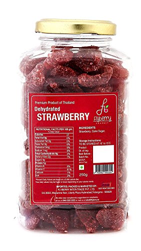 Flyberry Gourmet Dehydrated Strawberry, 250 G, 500 G