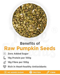 True Elements Pumpkin Seeds 150g - Raw Pumpkin Seeds for Eating | Immunity Booster Seeds | Diet Snacks