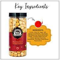 Wonderland Foods - Roasted & Flavoured Thai Sweet Chilli Makhana (Foxnut) 300g Jar (100gX3)