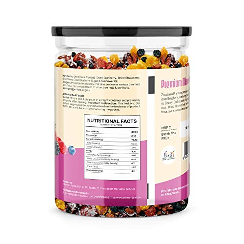 Zucchero Premium Mixed Berries, Unsalted, 400G (Blueberry, Cranberry, Black Currant, Strawberry, Cherry)