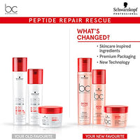 Schwarzkopf Professional Bonacure Peptide Repair Rescue Nutri-Shield Double Serum | For Total Protection from Heat & UV Rays | 28ml + 28ml