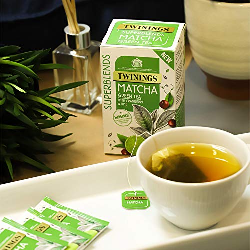 Twinings Matcha Green Tea with Cranberr & Lime 20Tea Bags.