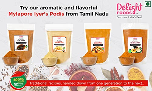 Delight Foods Mylapore Iyer's  Rasam Podi 350g - Ready Masalas | Mixed Spices | Tamil Nadu Special | NO PRESERVATIVES