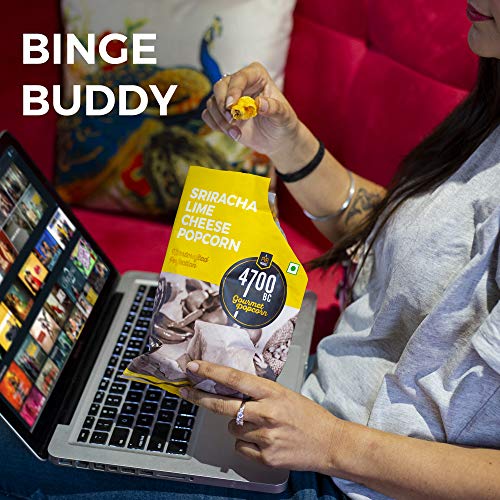 4700BC Gourmet Popcorn, Sriracha Lime Cheese, Pouch, 150g (Pack of 2)