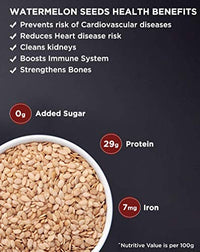 True Elements Watermelon Seeds 250g - High in Protein | Raw Watermelon Seeds for Eating | Magaj Seeds