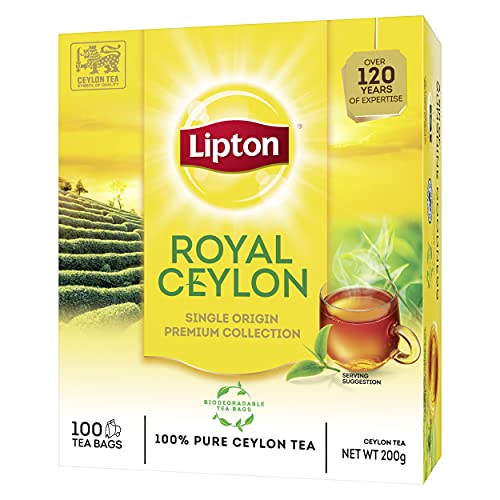 Lipton Royal Ceylon Srilankan Black Tea Bags ,100 Tea Bags