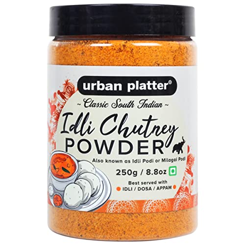 Urban Platter South Indian Style Instant Idli Chutney Powder, 250g / 8.8oz [Molaga Podi, Just Add Water]