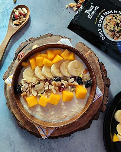 True Elements Daily Dose Trail Mix 250g - Mix of 67% Dried Fruits, Nuts, Berries & 33% Seeds | Mix Dry Fruits | Nuts and Dry Fruits