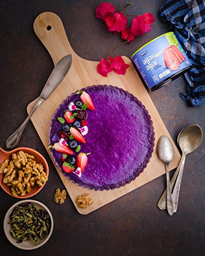 Meron Agar Agar Powder 100g / 3.5 oz : Vegetarian Stabilizer, Gelatin Substitute, Unflavored Agar, Vegan Cheese, Vegan Desserts, Thickener, Kosher, Halal