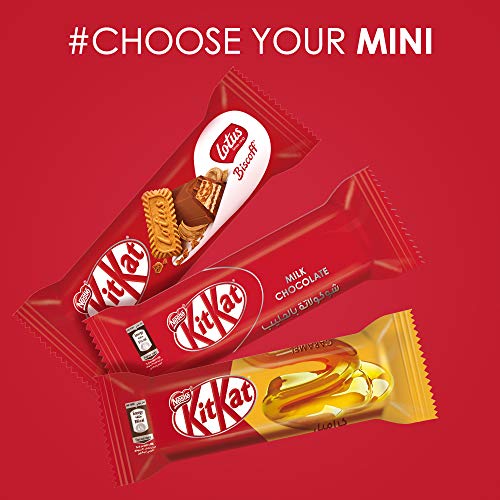 Kitkat Nestle Milk Mini Moments with Lotus Biscoff, 122.5 g