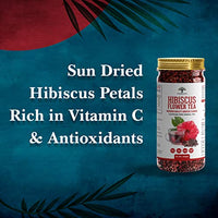 Vanalaya Hibiscus Tea For Glowing Skin, Weight loss Made with 100% Natural Hibiscus Petals 50g