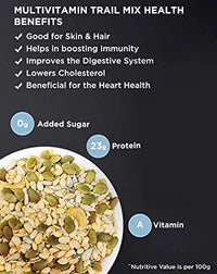 True Elements Multivitamin Trail Mix 250g - Nuts and Seeds | Mixed Seeds for Eating | Roasted Seeds for Eating