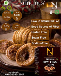NUTICIOUS Dry Figs Anjeer(Dry FIgs ) 125 G Dryfruits & Berries,Diwali Gifts ,Diwali Offer ,Nuts
