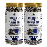 Vanalaya Organic Butterfly Pea Tea From Sun Dried Butterfly Pea Flowers For Stress Relief (Pack Of 2x25gm)