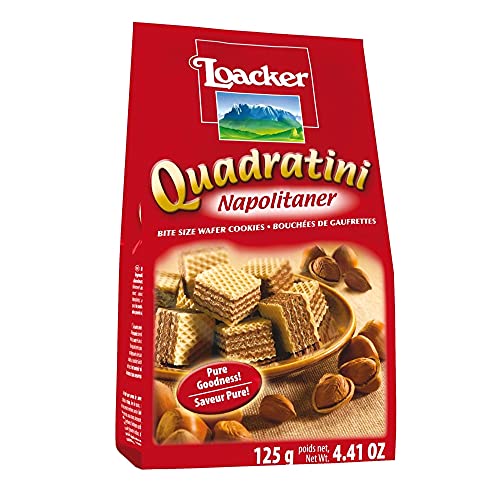Loacker Quadratini Napolitaner(Hazelnut) 125g - Italy