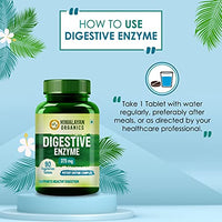 Himalayan Organics Digestive Enzyme Supplement with Bromelain & Papain � For Healthy Digestion � 90 Veg Tablets