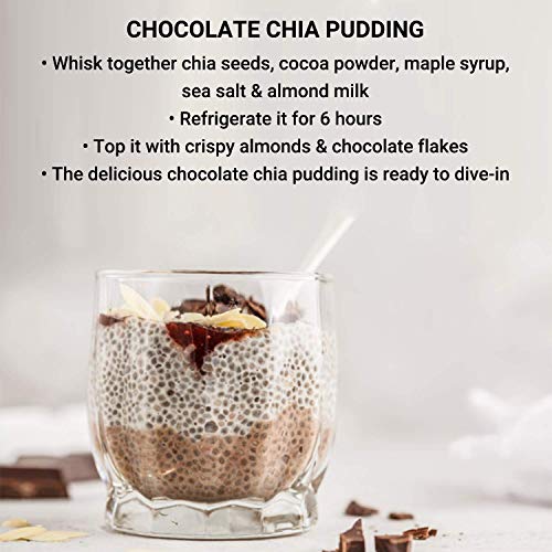 True Elements Roasted Chia Seeds 125g - Diet Food | Chia Seeds for Weightloss | Roasted Seeds