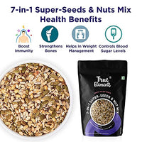 True Elements 7 in 1 Nuts and Seeds Mix (125g * 2) - Mix Seeds for Eating | Seed Combo | Healthy Snacks | Roasted Seeds
