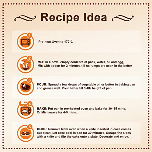 Pillsbury Oven Cake Mix, Vanilla, 225 g