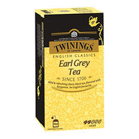 Twinings Earl Grey Tea, 100 Teabags, Premium Black Tea, English Classic Range, Light Strength, Mild and Refreshing Flavour