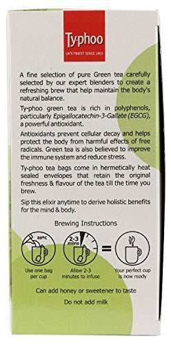 Typhoo Organic Green Tea, 25 Bags