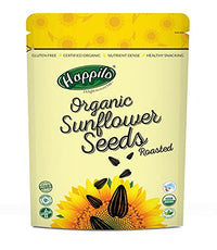 Happilo Premium Roasted & Salted Sunflower Seeds, 250g | Dry Roasted Sunflower Seeds for Eating | Healthy Diet Snacks | High in Fibre & Protein | Oil-Free | Rich in Superfood & Antioxidant