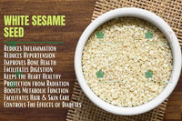 Bliss of Earth Organic Sesame Seeds 200 gm White For Eating, Raw Til Seeds