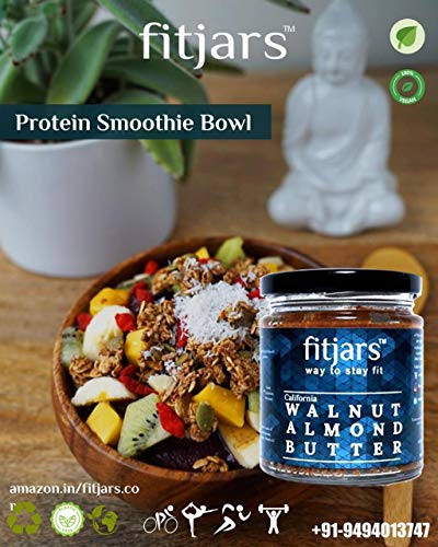 FITJARS California Walnut and Almond Butter 200 G Nut butters ,breadspread ,vegan butters