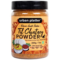 Urban Platter South Indian Style Instant Til Chutney Powder, 200g / 7oz [Ellu Podi, Sesame Chutney, Just Add Water]