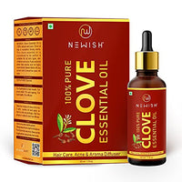 Newish® Pure & Natural Clove Oil for Teeth Pain, Skin & Hair 30ml