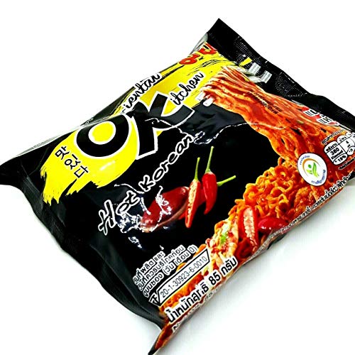 MAMA Oriental Kitchen Noodles 85g - Hot Korean, Pack of 3