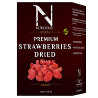 Nuticious Strawberries -250 GM (dryfruits.Nuts Seeds /Berries