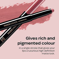 Faces Canada HD Intense Matte Lipstick, Feather light comfort, 10 hrs stay, Primer infused, Flawless HD finish, Red Lip Color, Magnetic , 1.4 gm