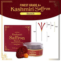 Vedapure A+ Grade Original Kashmiri Saffron/Kesar with Yellow Threads For Pregnant Women, Skin 5 Grams Bunch (Pack of 1)