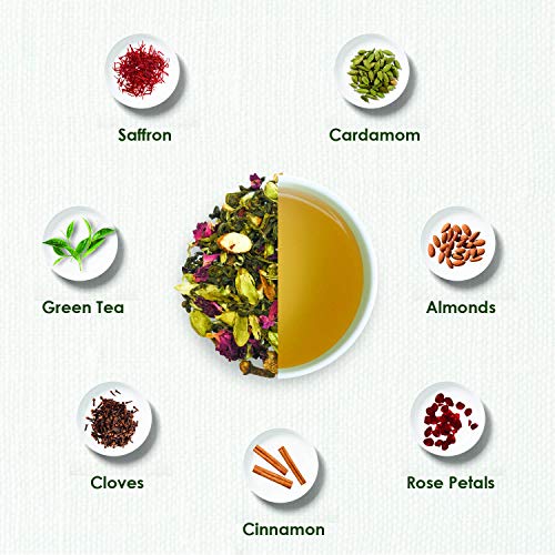 TGL Kashmiri Kahwa Green Tea, 16 Tea Bags